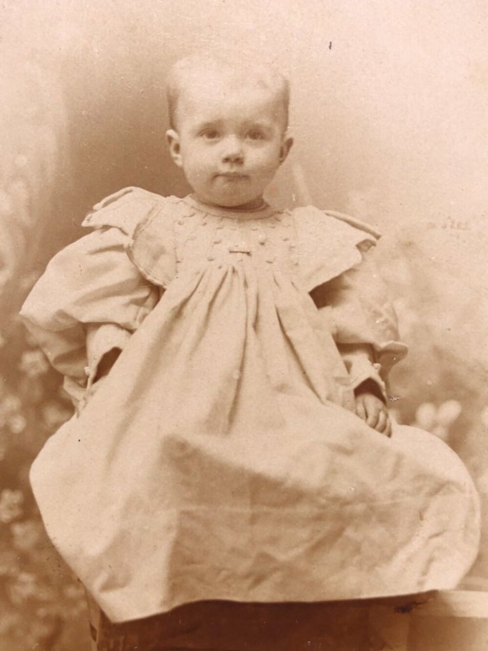 Antique Cabinet Card Photo Victorian Child 1880s Jacks New York Bowery Portrait
